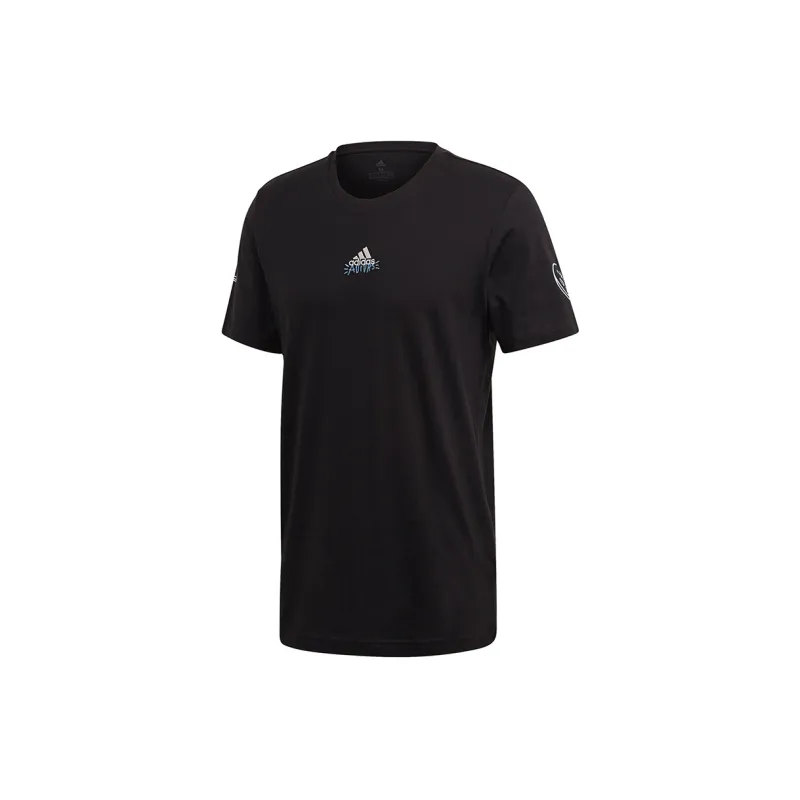 Adidas T Shirts Men Black-1