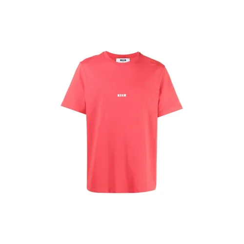 MSGM T-Shirts Men Red