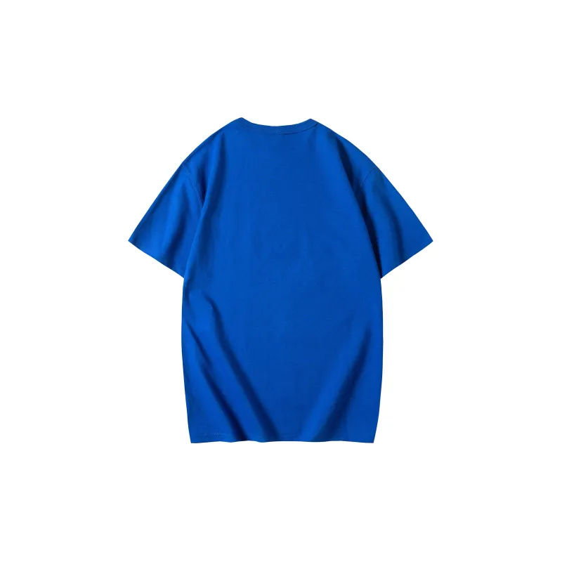 Champion T Shirt US Version Unisex Royal Blue-1