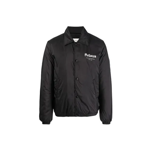 Alexander McQueen Jackets Men Black