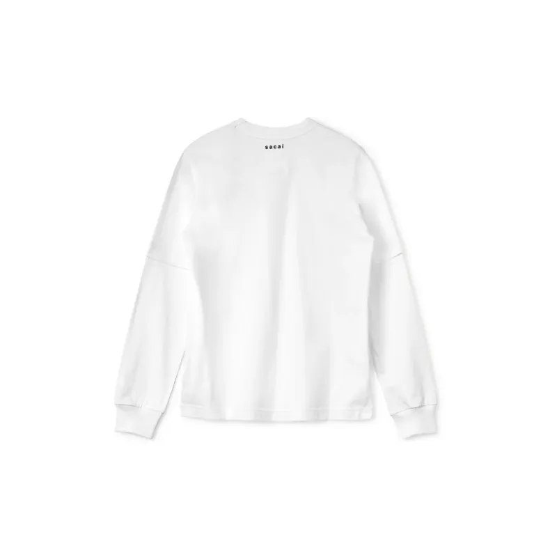 KAWS X Sacai Embroidery L/S Tee-2