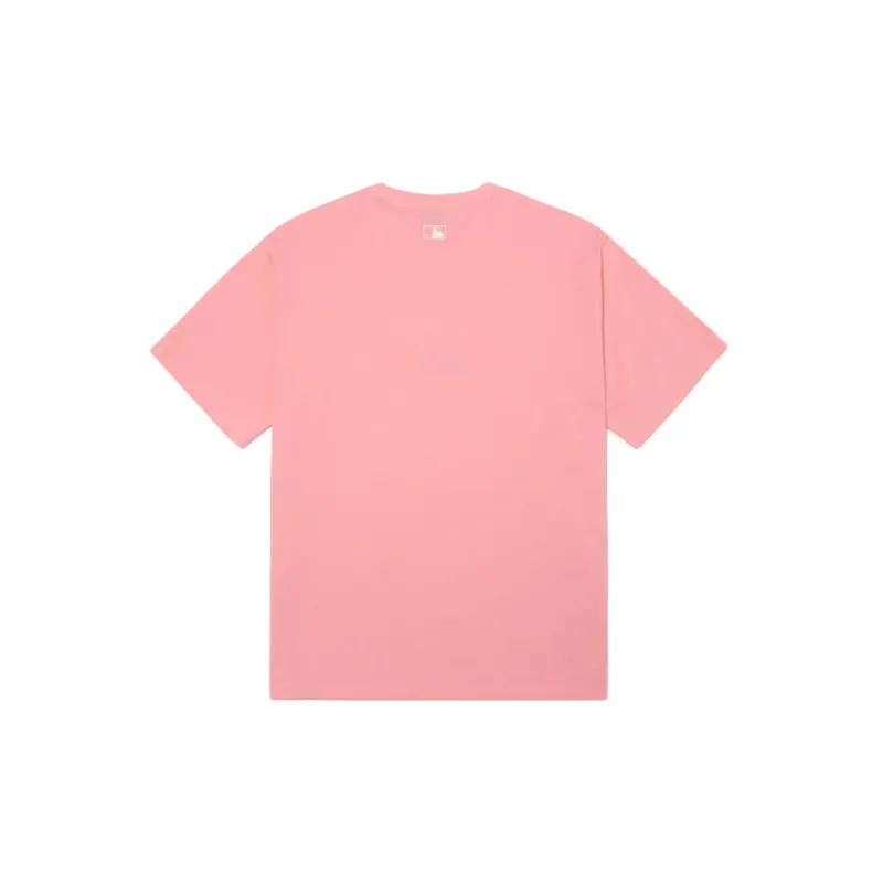 MLB New York Yankees T Shirts Unisex Coral Pink-1