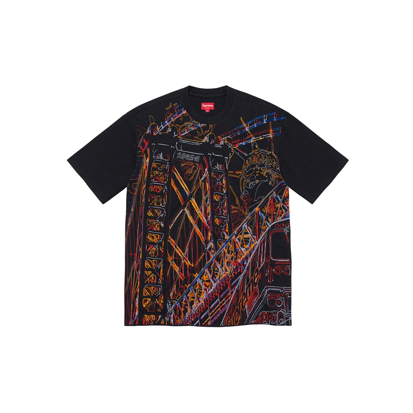 Supreme store SS21 embroidered cut out logo T shirt M