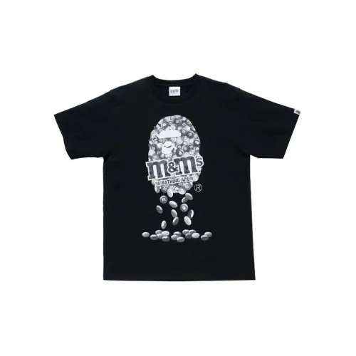 M&m's X A BATHING APE Bape X M&M'S T-Shirts Men Black