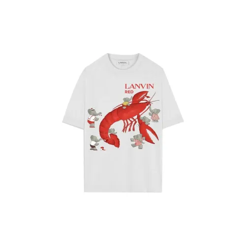 Lanvin T-Shirts Unisex White