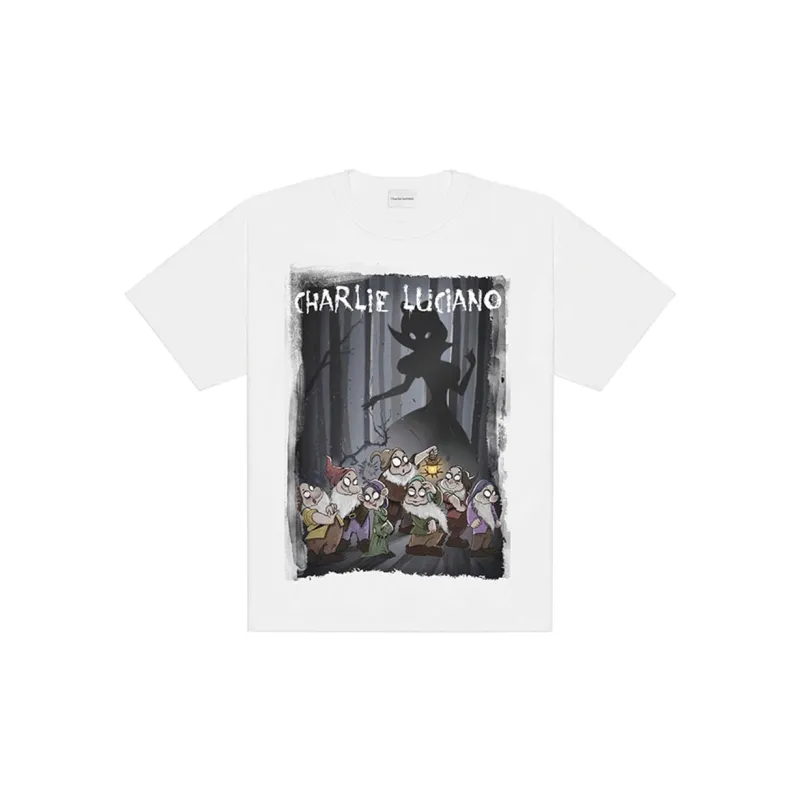 Charlie Luciano T Shirt Unisex White-1