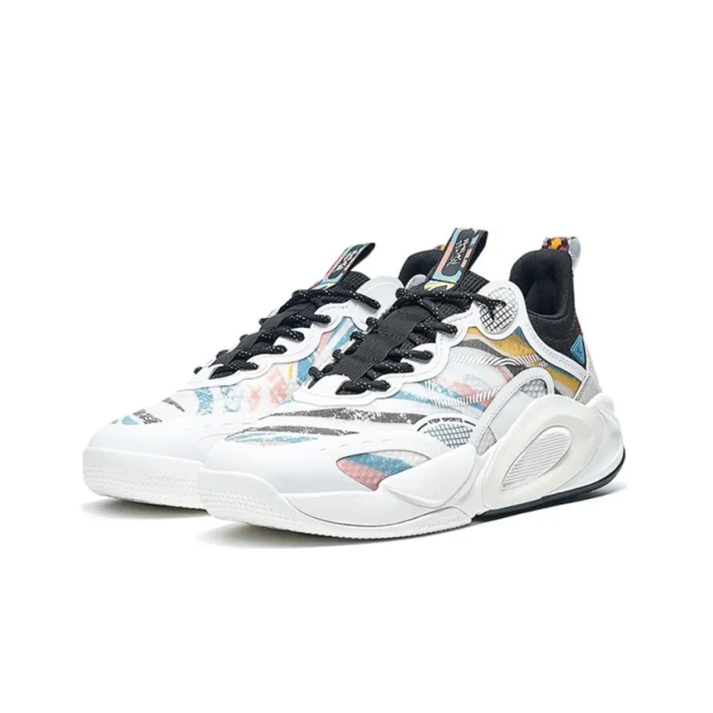 XTEP AG LVL UP 1 Low Top Casual Shoes Men's Dove Gray-1