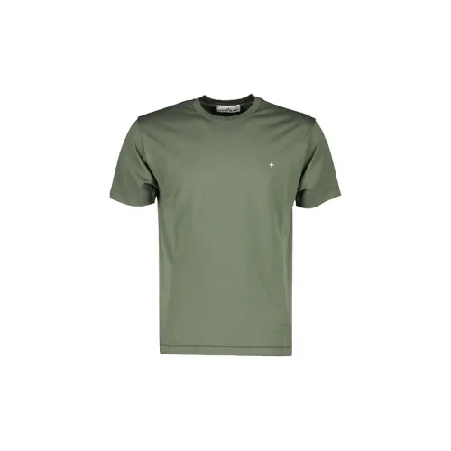 STONE ISLAND T-Shirts Unisex Green