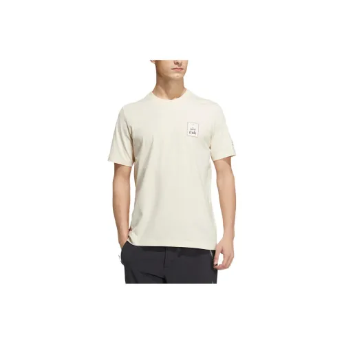 Adidas T-Shirts Unisex Beige