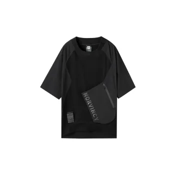 NORVINCY Comfortable Moisture Wicking Breathable Badge 100% Cotton T Shirt Unisex