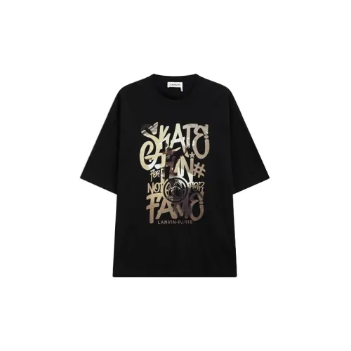 Lanvin T-Shirts Men Black