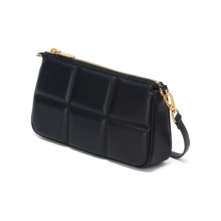 CHARLES&KEITH PU Small CK Bag Shoulder Bag Women's Black/Beige/Multi Composite Color-8