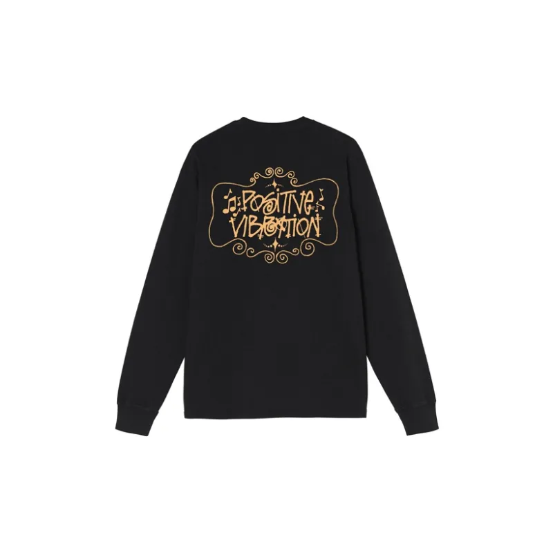 Stussy Positive Vibration Pigment Dyed L/S T shirt-1