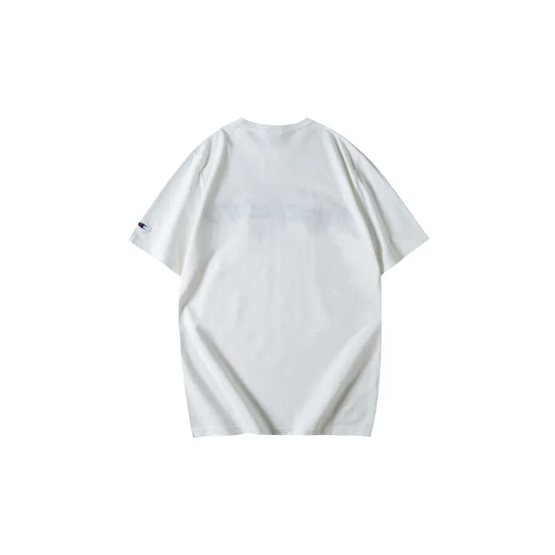 Champion Regular T Shirt Unisex White US Version-1