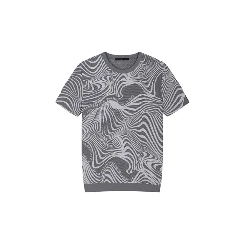 DAVID NAMAN T-Shirts Men Dark Gray