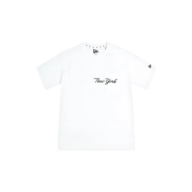New Era T-Shirts Unisex White-1