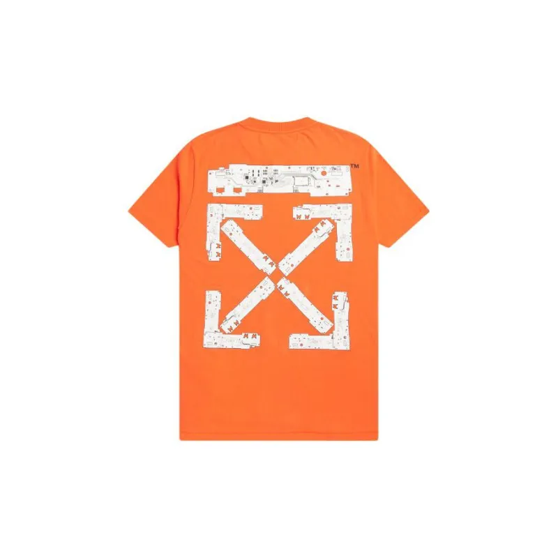 OFF WHITE x Teenage Engineering SS22 T Shirt Regular Fit Men's Orange-1