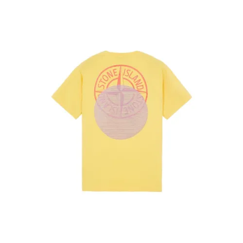 STONE ISLAND T-Shirts Men Yellow