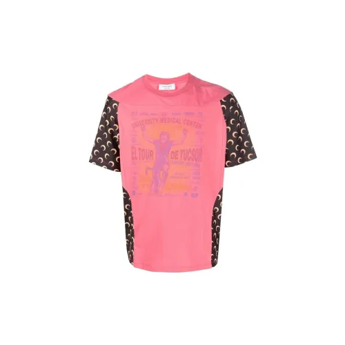 Marine Serre T-Shirts Unisex Pink