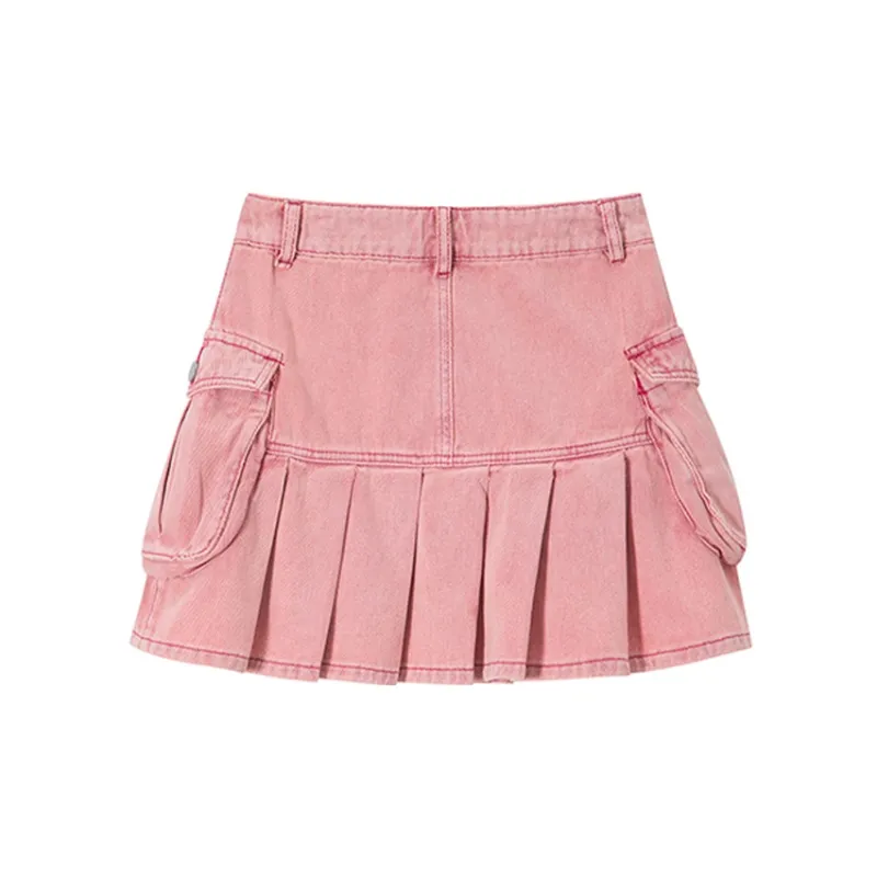 KING PRINCE Denim Short Skirts Women's-1