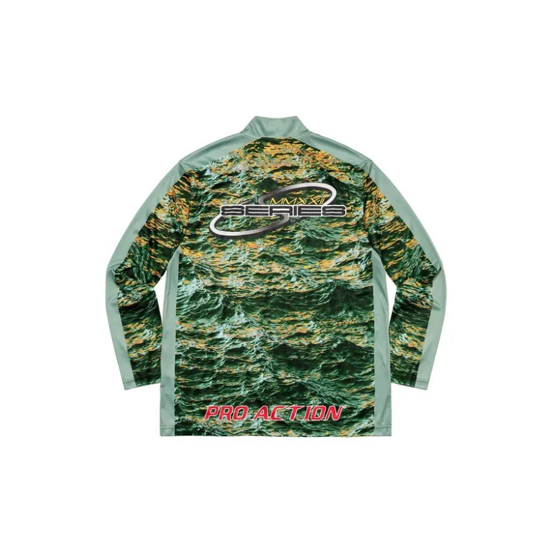 Supreme Waves Zip Pullover-4