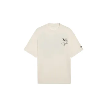 LiNing x Disney Disney SS22 T Shirt Men's Ecru