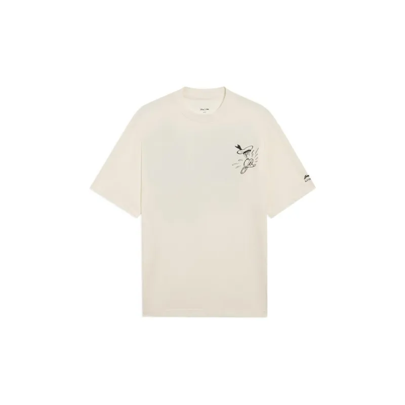 LiNing x Disney Disney SS22 T Shirt Men's Ecru-0