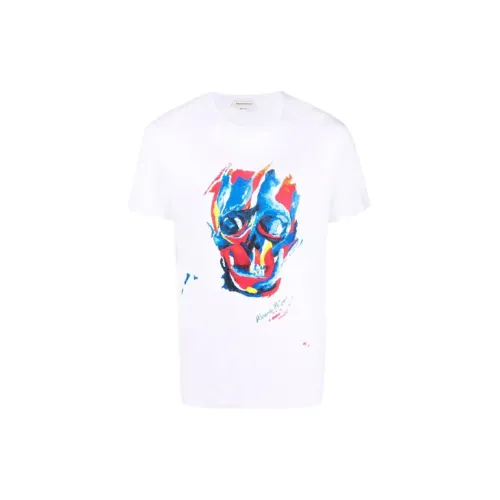 Alexander McQueen T-Shirts Men White