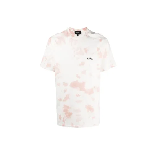 A.P.C T-Shirts Men Pink