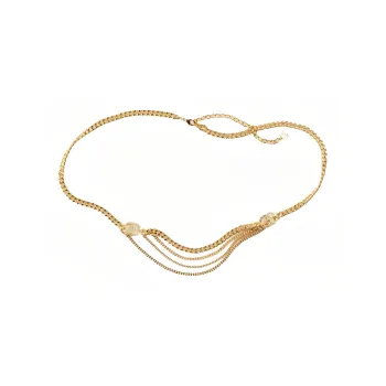 CHANEL Waist Chains Women's Gold