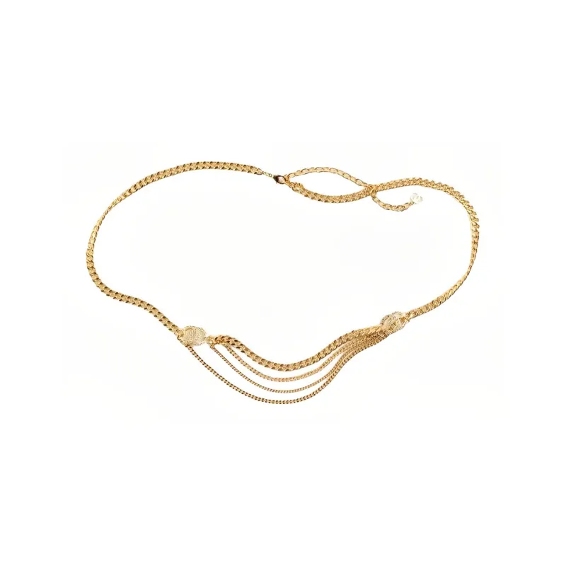 CHANEL Waist Chains Women's Gold-0