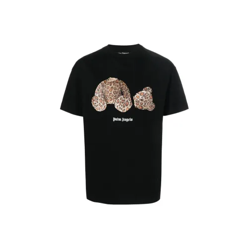 Palm Angels Leopard Bear Classic T-shirt Black/Multicolor