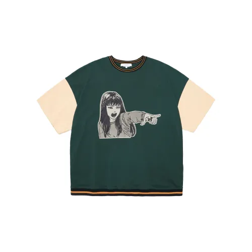 UNVESNO T-Shirts Unisex Dark Green