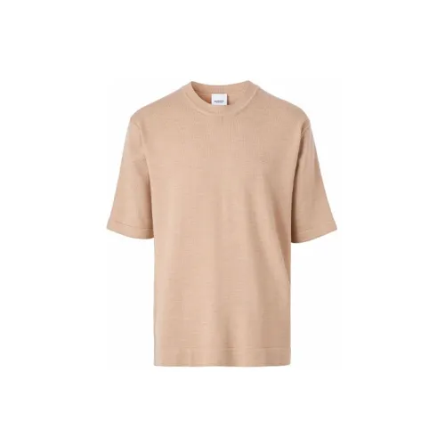 Burberry T-Shirts Men Light Brown