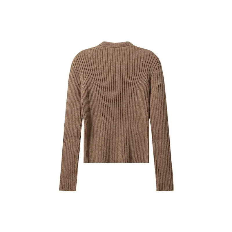 SAINT LAURENT SS22 Sweater Women's Brown-1