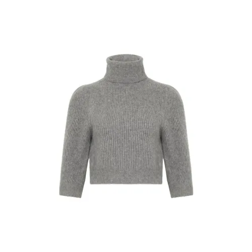 CELINE Cashmere Sweaters Women's Gray