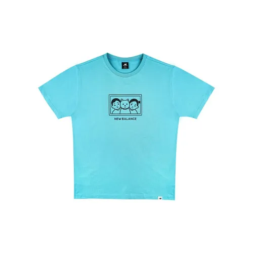 New Balance Noritake Collection T-Shirts Unisex Lake Blue