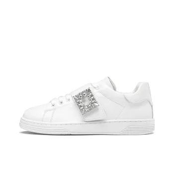 ZSAZSAZSU Skateboard Shoes Women's Low-Top White