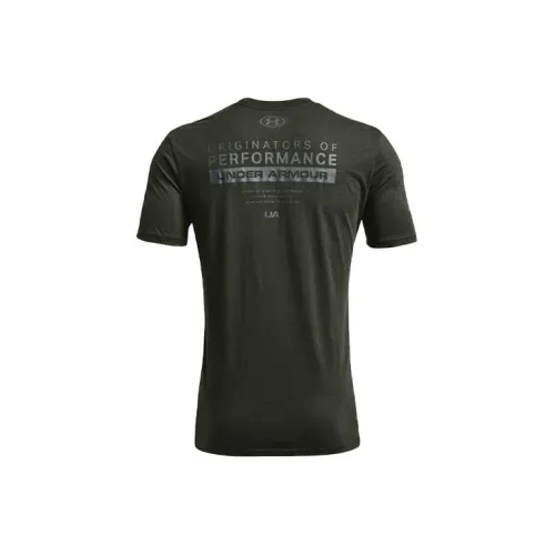 Under Armour T-Shirts Men Baroque Green