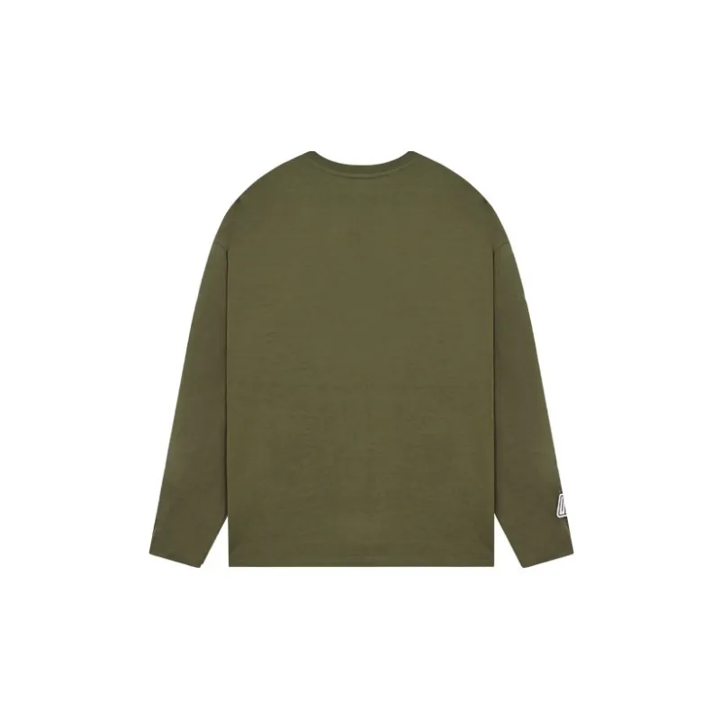 WE11DONE T Shirts Unisex Olive Green-1