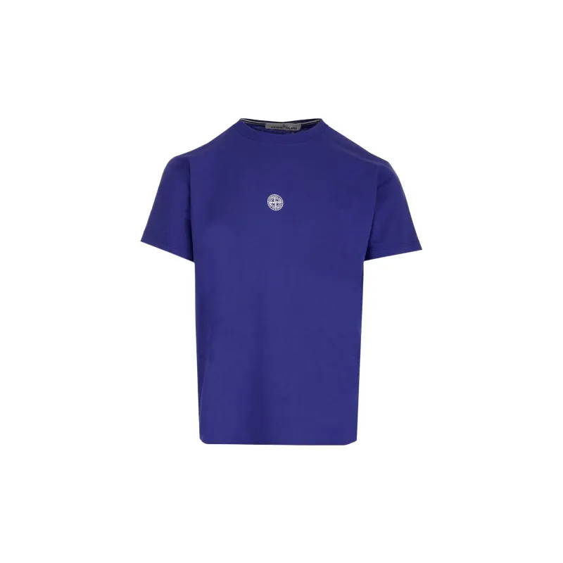 STONE ISLAND T Shirts Men Blue-1