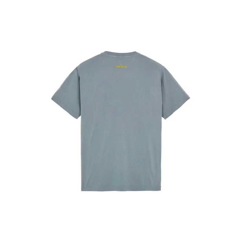 STONE ISLAND T Shirts Unisex Blue-1