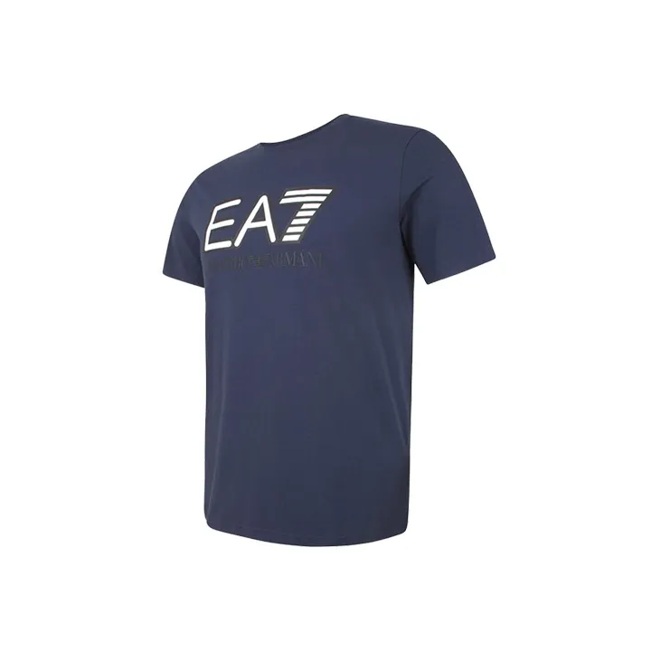 EMPORIO ARMANI T Shirts Men Dark Blue-2