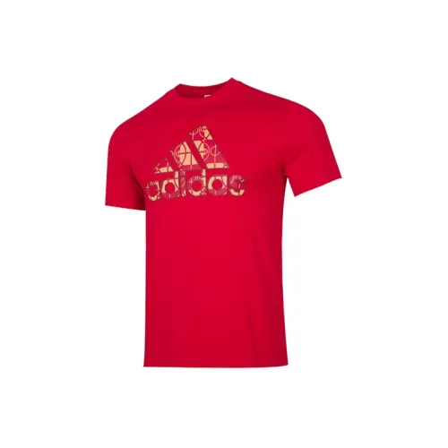 Adidas T-Shirts Men Red