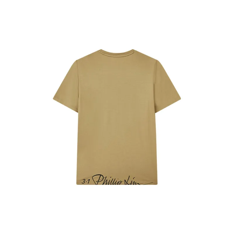 3.1 Phillip Lim X FILA 3.1 Phillip Lim Collaboration Collection T Shirts Men Tanned Brown-1
