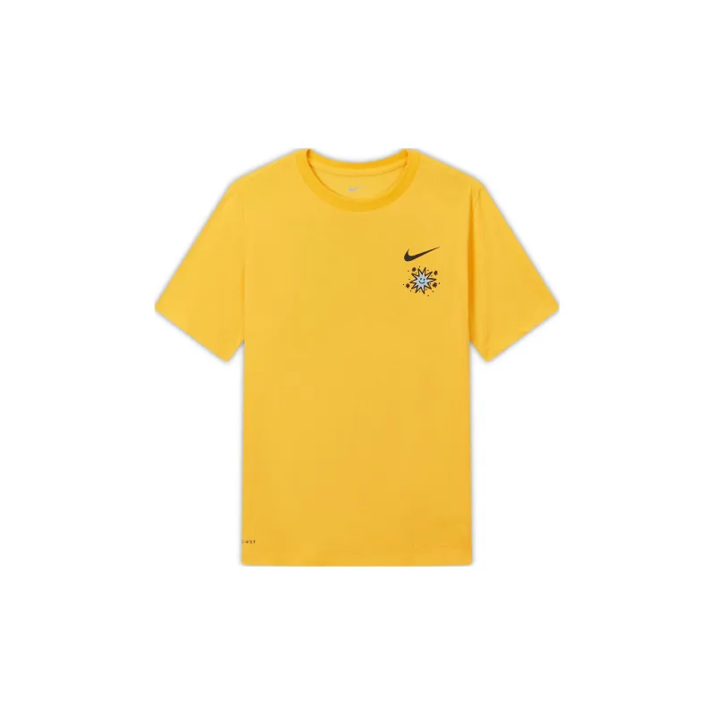 Nike T Shirts Men Yellow-1
