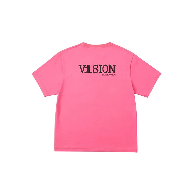 Vision Street Wear T Shirt Unisex Rose Red-1