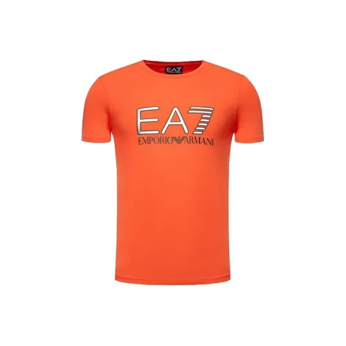 EMPORIO ARMANI T-Shirts Men Red