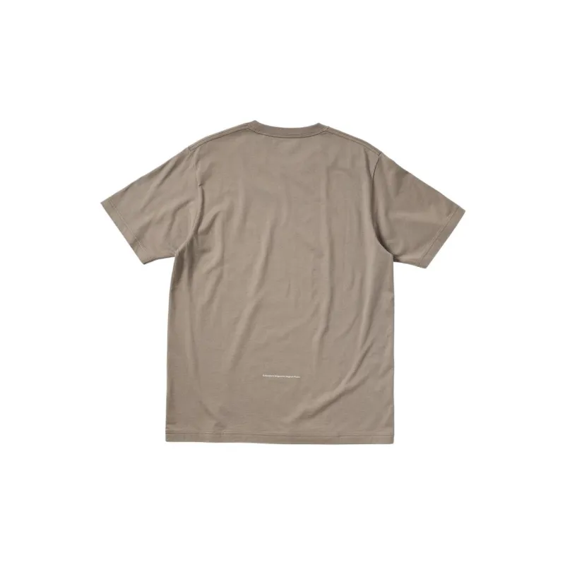 UNIQLO T Shirt Unisex Dark Beige-1