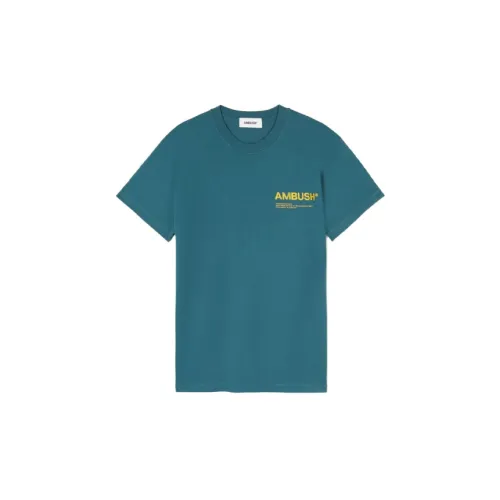 AMBUSH T-Shirts Men Blue/Green